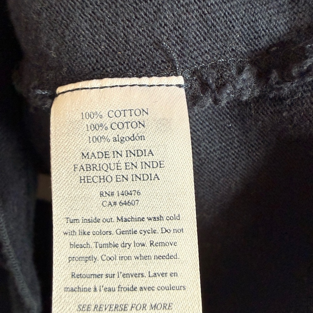 Faherty Navy Blue and White Boatneck Top - Picture 6 of 6